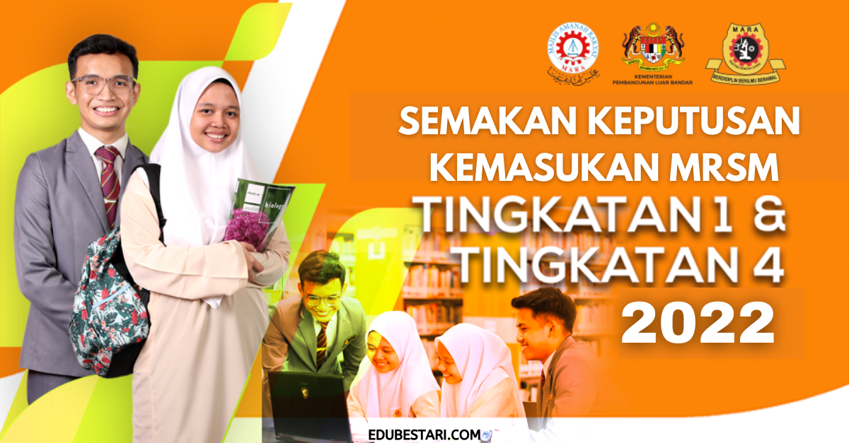 Semakan Tawaran Kedua Kemasukan Ke MRSM Tingkatan 1 & 4 2022 Dibuka