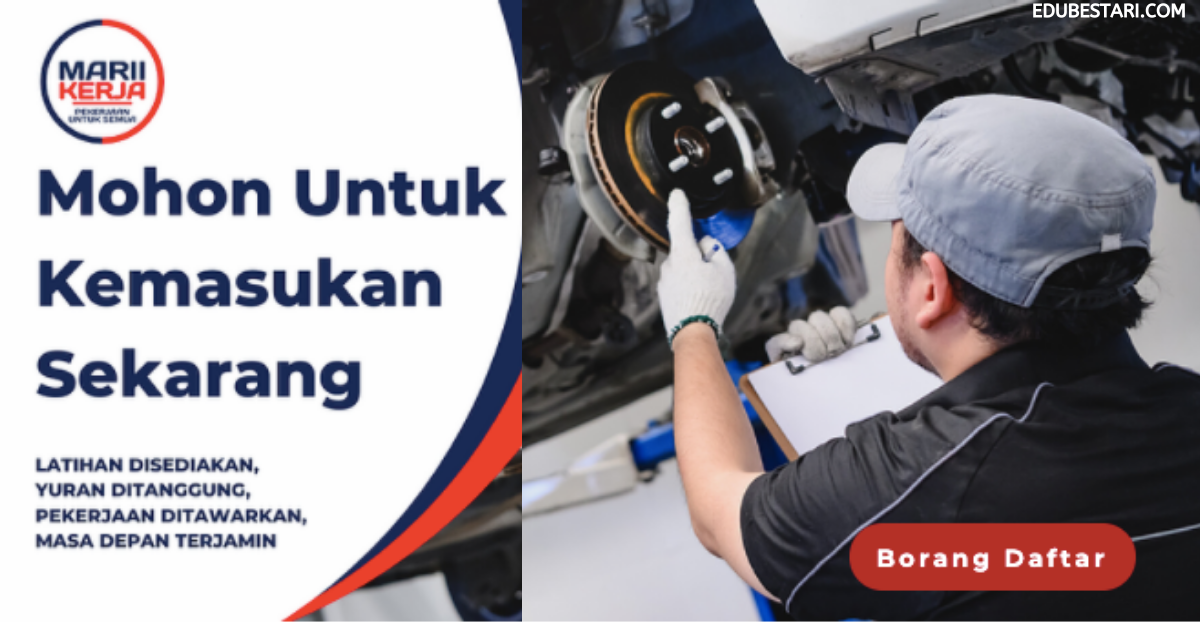 Daftar Program Latihan Kemahiran IPC MARii. Peluang Kerja & Elaun Bulanan RM1,000 Disediakan