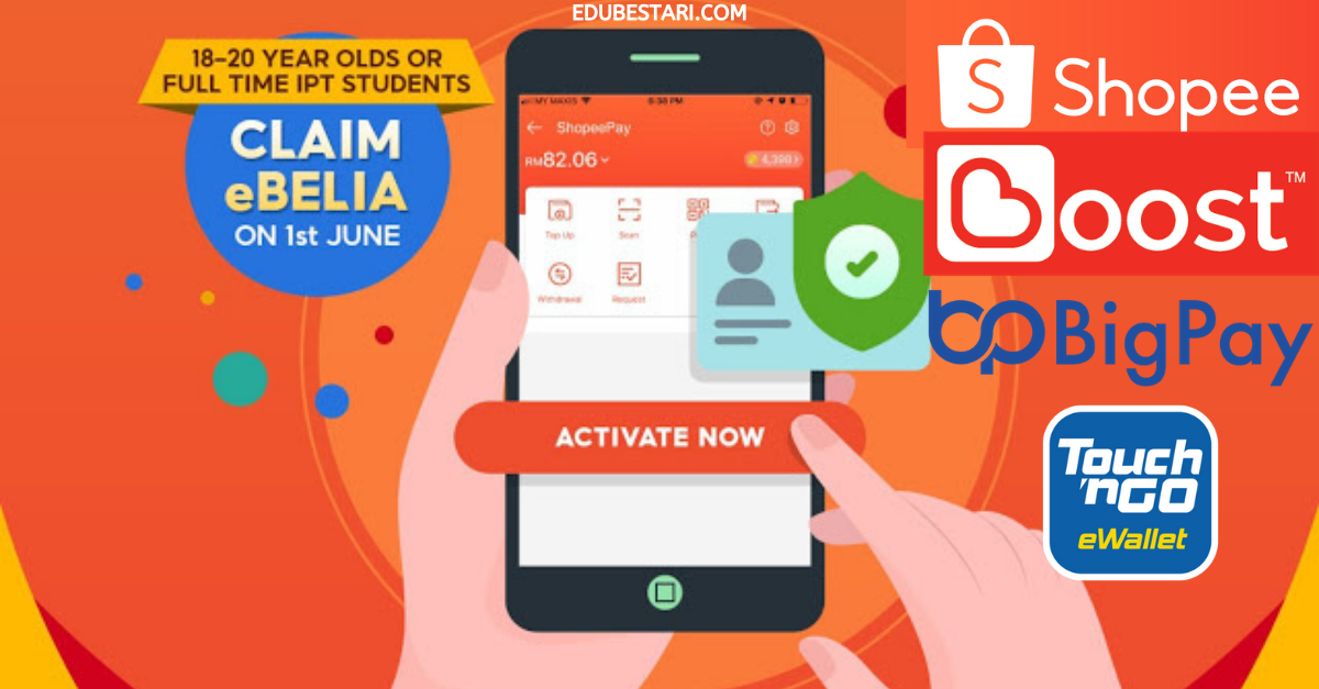 Panduan Daftar & Tuntut Kredit eBelia RM150 Guna Boost, TnG, ShopeePay dan BigPay