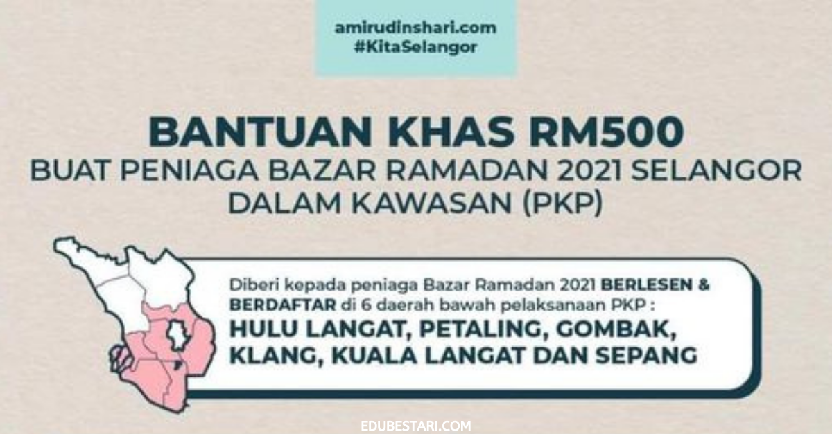 Permohonan Bantuan Khas RM500 Peniaga Bazar Ramadan Di Kawasan PKP Kini Dibuka