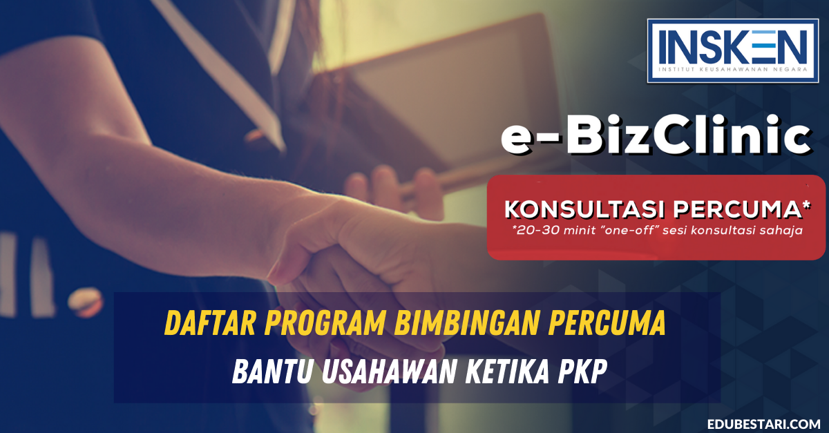 INSKEN eBizClinic: Daftar Program Bimbingan Percuma Bantu Usahawan Ketika PKP