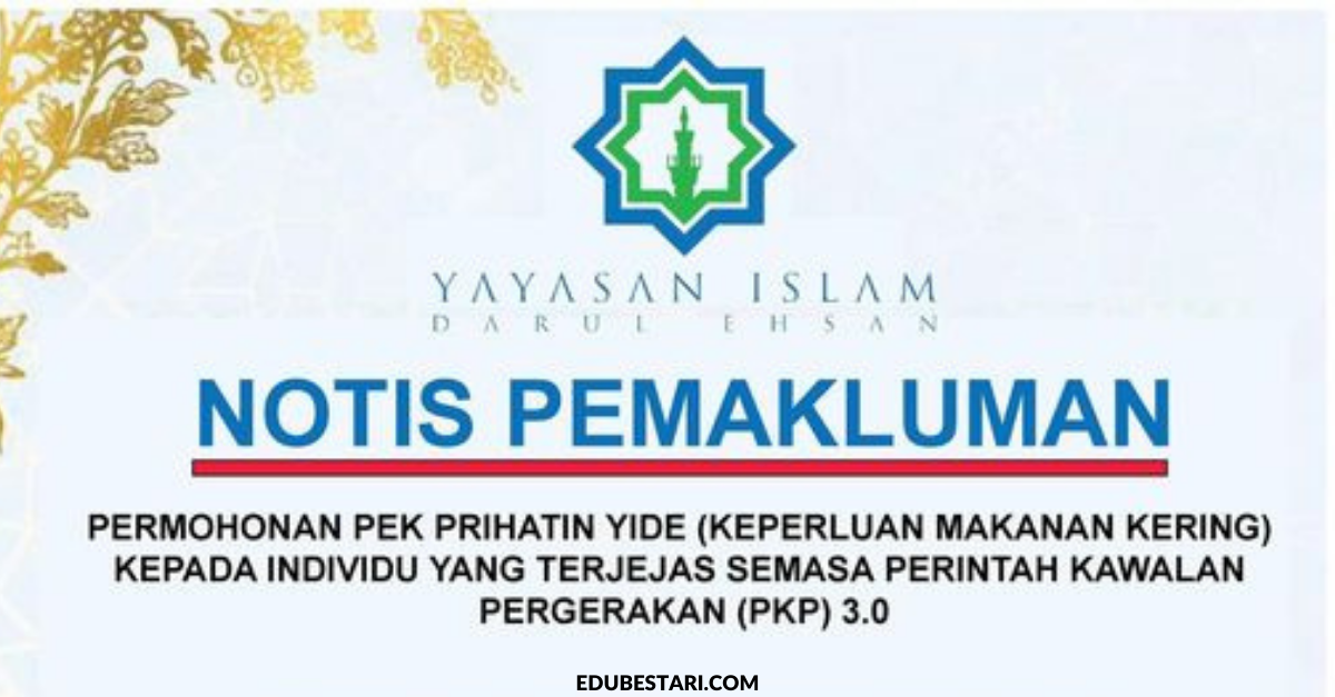 Permohonan Bantuan Keperluan Pek Prihatin YIDE Untuk Individu Yang Terjejas Akibat PKP 3.0