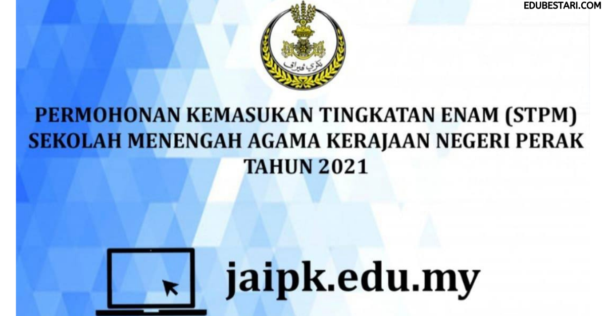 Permohonan Kemasukan Tingkatan 6 (STPM) SMA Negeri Perak Kini Dibuka