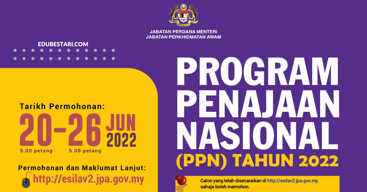 Tawaran Biasiswa JPA Untuk Lepasan SPM Di Bawah Program Penajaan Nasional (PPN)
