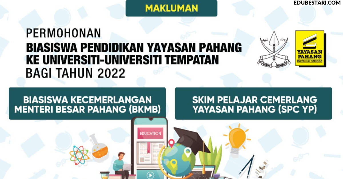 Tawaran Biasiswa Pendidikan Yayasan Pahang Lepasan SPM Ke Universiti Tempatan