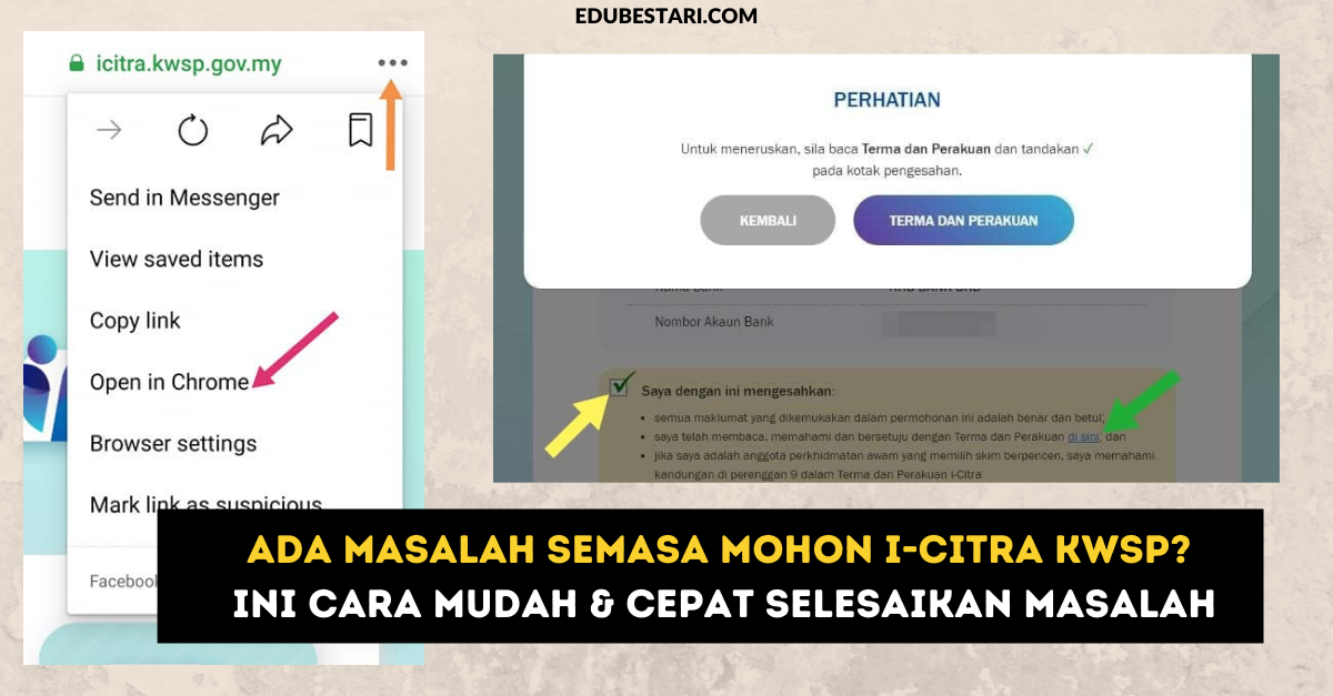 Ada Masalah Semasa Mohon i-Citra KWSP? Ini Cara Mudah & Cepat Selesaikan Masalah