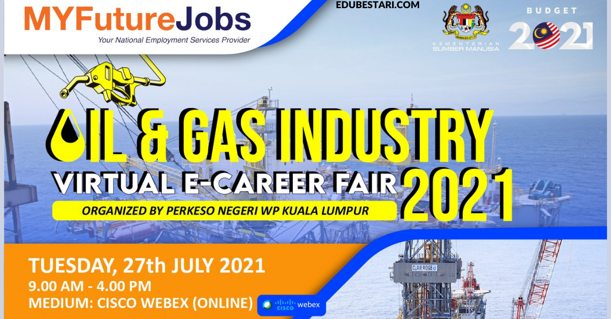 Daftar Karnival Kerjaya Industri Minyak & Gas & Terima Insentif RM1,000 Jika Dapat Penempatan