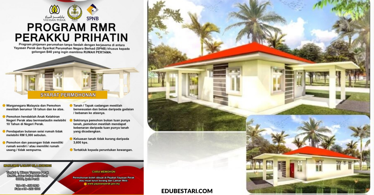 RMR Perakku Prihatin: Bina Rumah Pertama Dengan Bantuan SPNB. Bayar RM210 Sahaja Sebulan