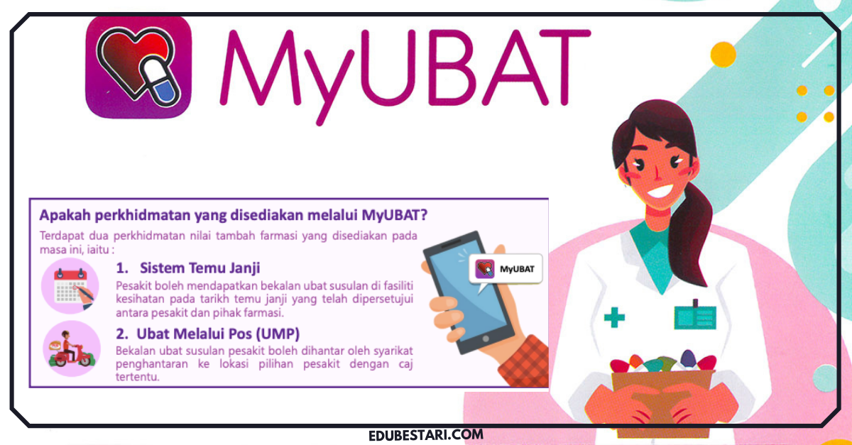 MyUBAT KKM: Cara Buat Temu Janji Pengambilan Ubat & Hantar Ubat Melalui Pos