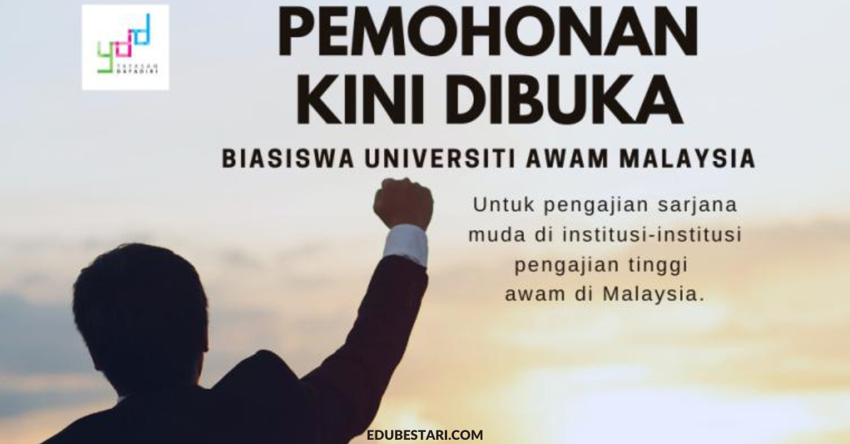 Tawaran Biasiswa Yayasan DayaDiri Untuk Pengajian Di IPTA