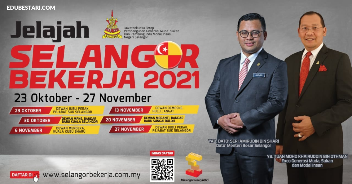 Daftar Jelajah Selangor Bekerja 2021: Lebih 25,000 Peluang Kerja Kosong Ditawarkan