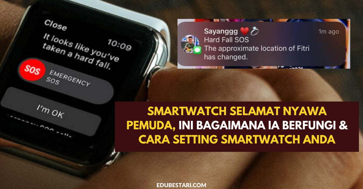 Smartwatch Selamat Nyawa Pemuda, Ini Bagaimana Ia Berfungi & Cara Setting Smartwatch Anda