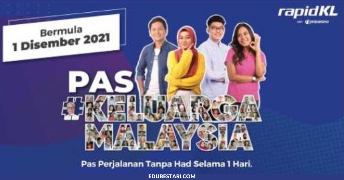 Pas Keluarga Malaysia: Pas Perjalanan Rapid KL Tanpa Had Serendah RM15 Untuk 4 Orang