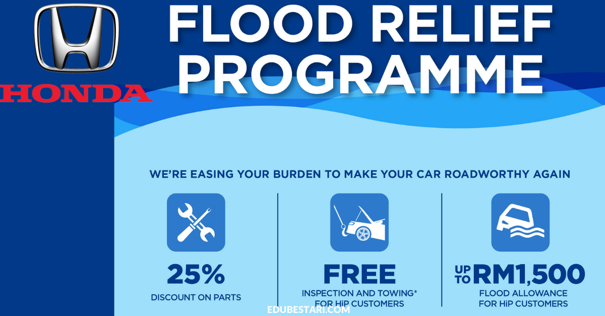 Honda Malaysia Tawar Diskaun Alat Ganti, Khidmat Tunda & Elaun Banjir RM1,500 Buat Mangsa Banjir