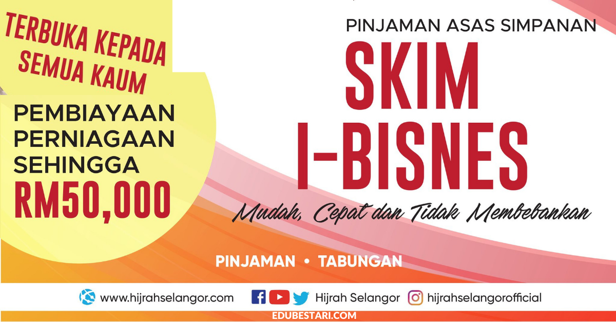 Mohon Skim Pembiayaan i-Bisnes Sehingga RM50,000 Hijrah Selangor Untuk Peniaga