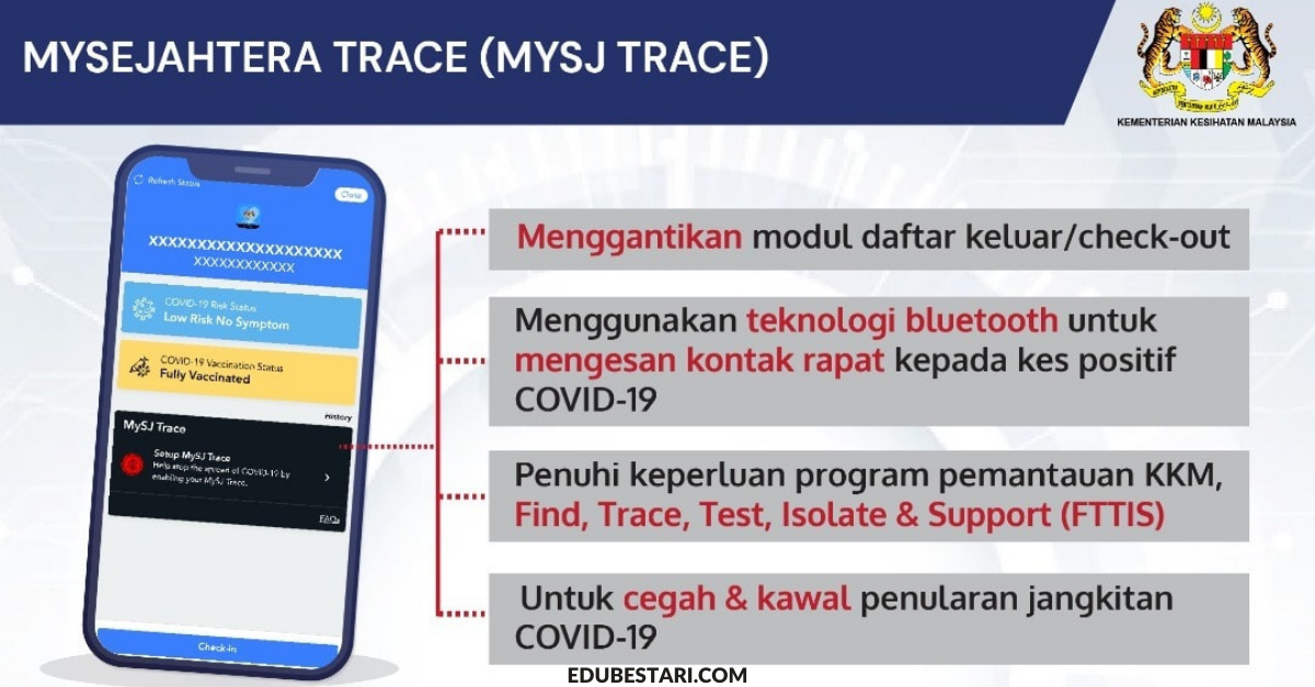 MySejahtera Trace: Cara Muat Turun, Aktifkan & Kesan Kontak Rapat Kes Covid-19