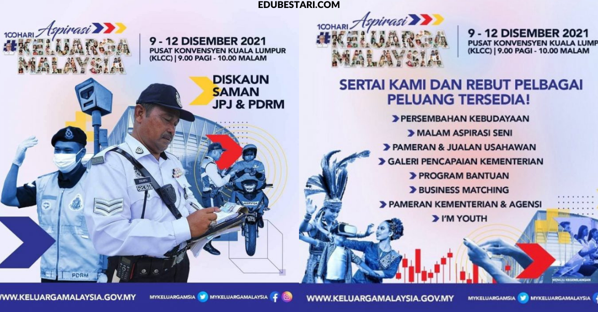 Tawaran Diskaun Saman JPJ & PDRM Sehingga 80% Sempena 100 Hari Aspirasi Keluarga Malaysia