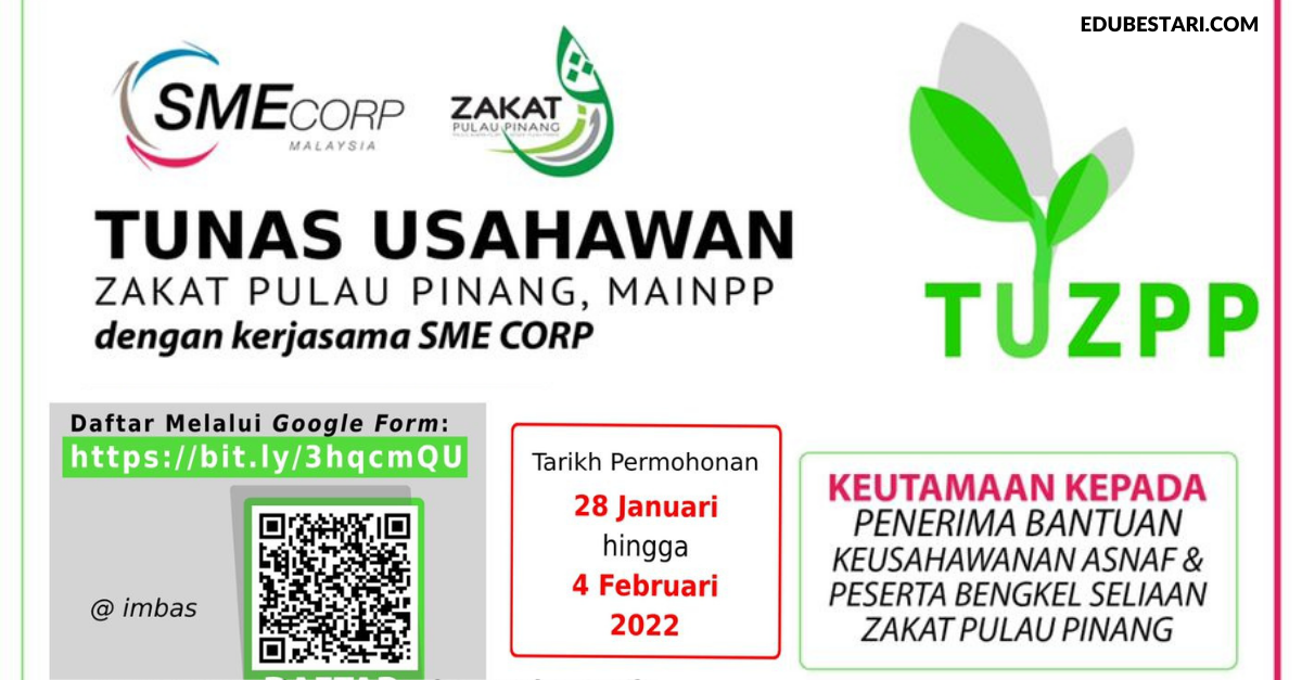 Cara Daftar Program Tunas Usahawan Zakat Pulau Pinang (TUZPP)