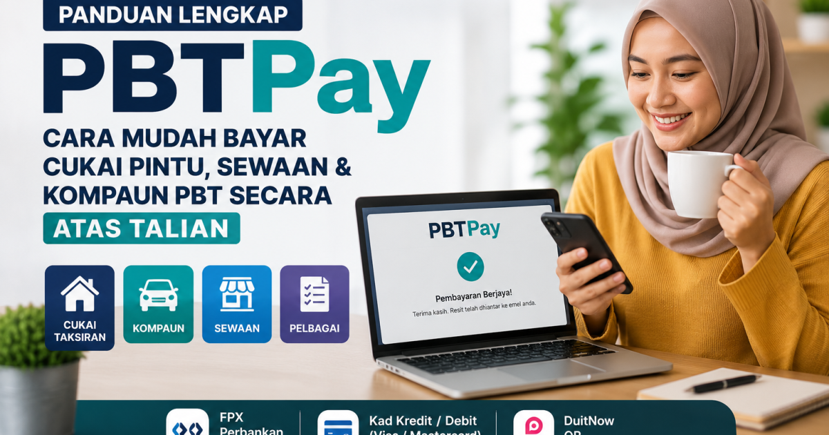 Panduan Lengkap PBTPay: Cara Bayar Cukai Pintu, Kompaun dan Sewaan PBT Secara Online
