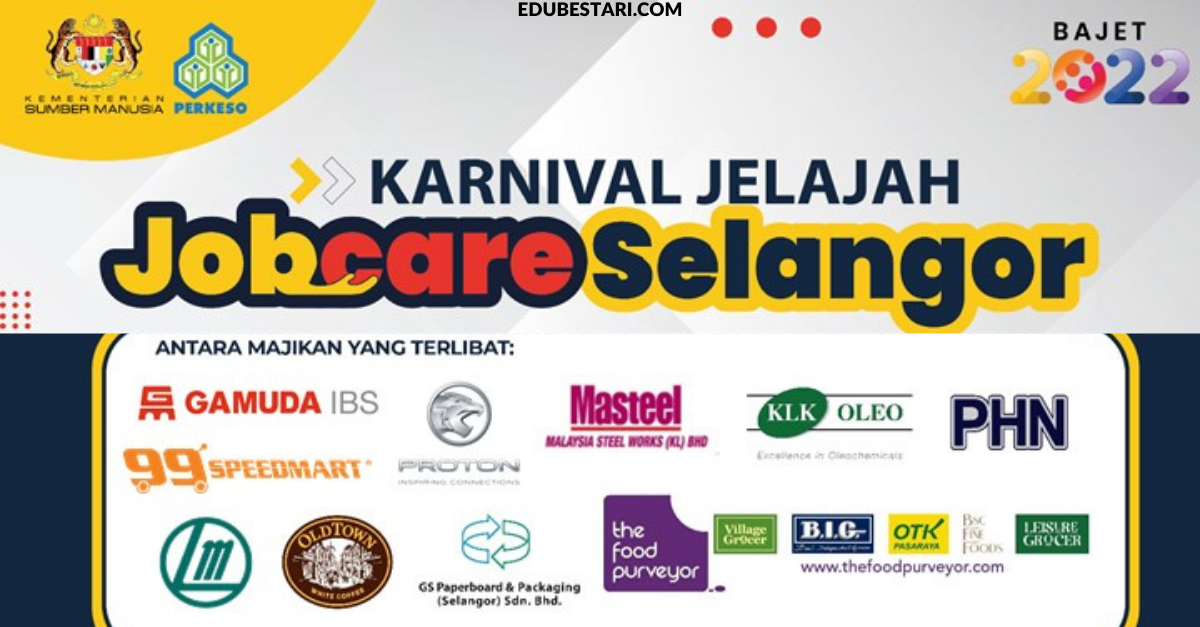 Daftar Karnival Jelajah Jobcare Selangor: Sertai Temuduga Pelbagai Jawatan & Terima Elaun Mencari Kerja RM700
