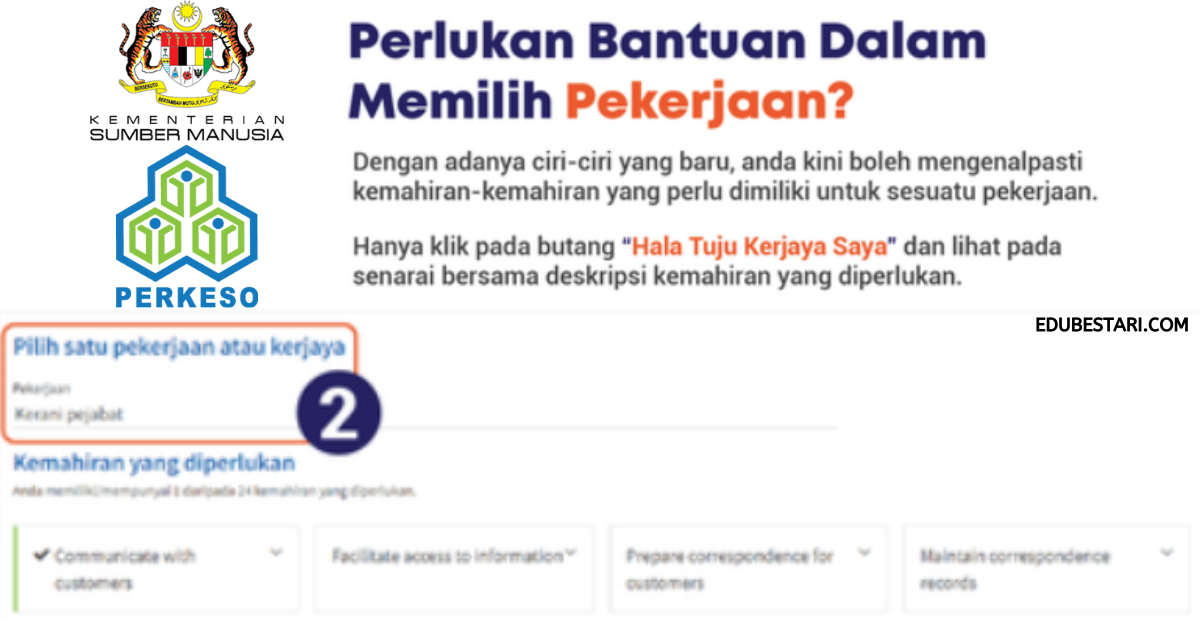 Tak Pasti Kerja Apa Yang Sesuai Dimohon? Semak Kemahiran Diperlukan Bagi Jawatan Yang Anda Mahu Di MyFutureJobs