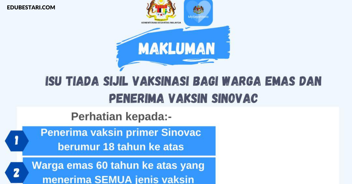 2 Kategori Individu Yang Akan Bertukar Status Ke “Tidak Lengkap Vaksin” Jika Tak Ambil Dos Penggalak Mulai 1 April