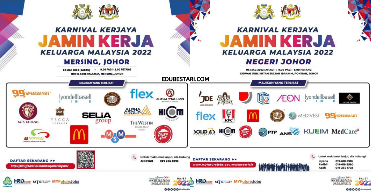 Lebih 5,000 Jawatan Ditawarkan di Karnival Kerjaya Jamin Kerja Johor Buat Pencari Kerja