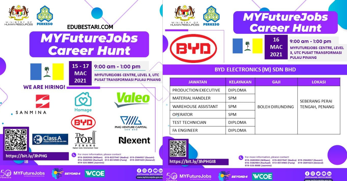 MyFutureJobs Career Hunt: Daftar & Sertai Temuduga Terbuka Pelbagai Sektor Pekerjaan