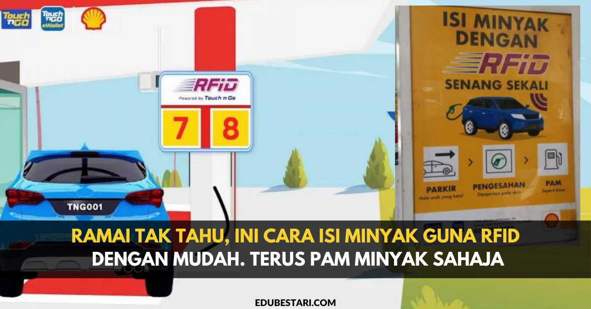 Ramai Tak Tahu, Ini Cara Isi Minyak Guna RFID Dengan Mudah. Terus Pam Minyak Sahaja