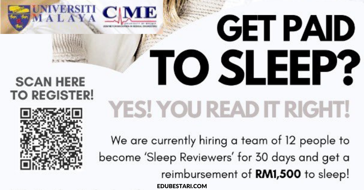 Hanya Perlu Tidur 30 Hari, Terima Bayaran RM1,500. Ini Cara Mohon Kerja “Tidur”