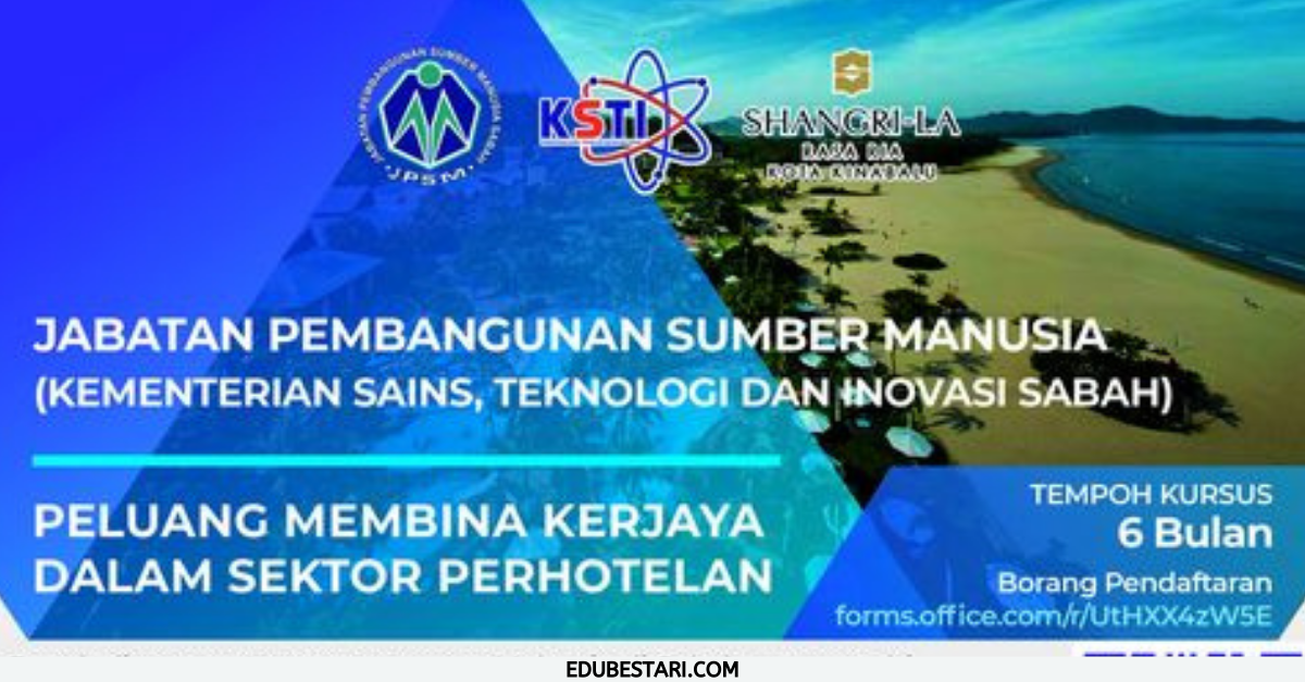 Peluang Latihan Sambil Bekerja Dalam Industri Perhotelan Tawaran JPSM, Elaun RM900 Diberi