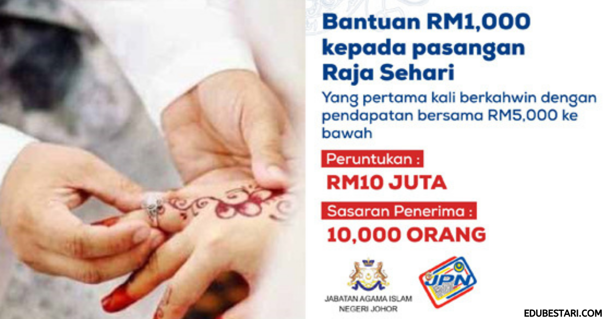 Permohonan Bantuan Raja Sehari RM1,000 Buat Orang Muda Berkahwin