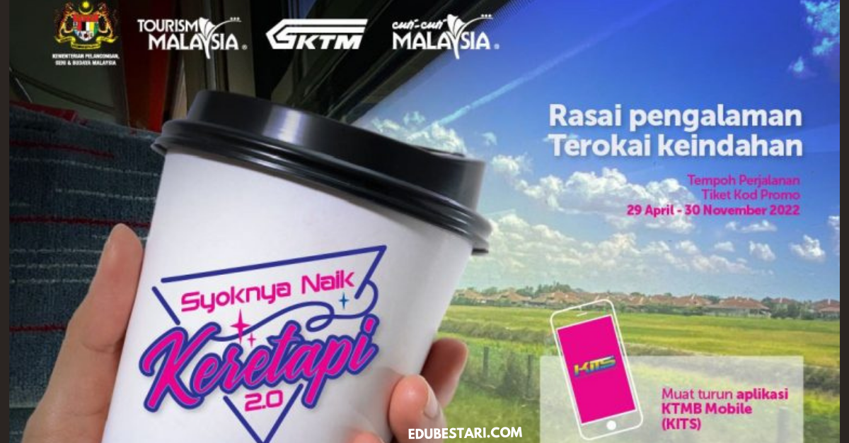 Syoknya Naik Keretapi 2.0: Diskaun RM15 Untuk Pembelian Tiket ETS & KTM Intercity
