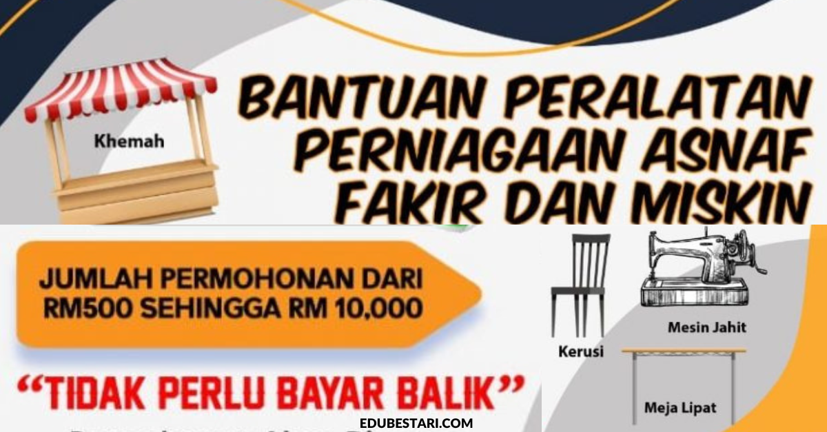 Cara Mohon Bantuan Peralatan Perniagaan Sehingga RM10,000 Buat Peniaga