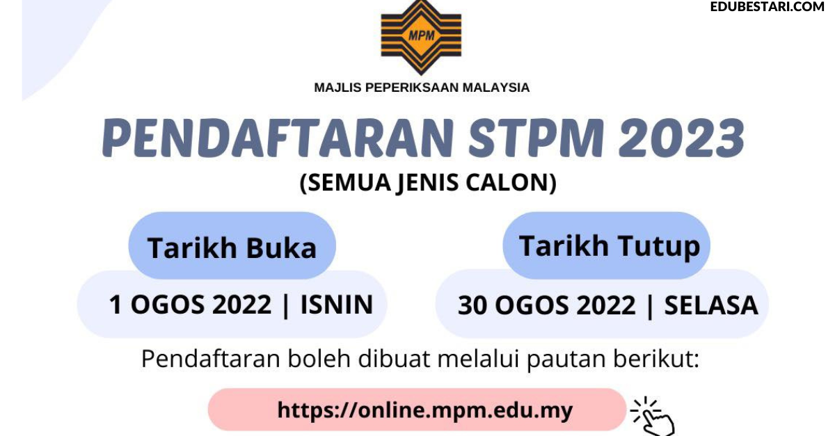 Cara Buat Pendaftaran STPM Tahun 2023 Secara Online