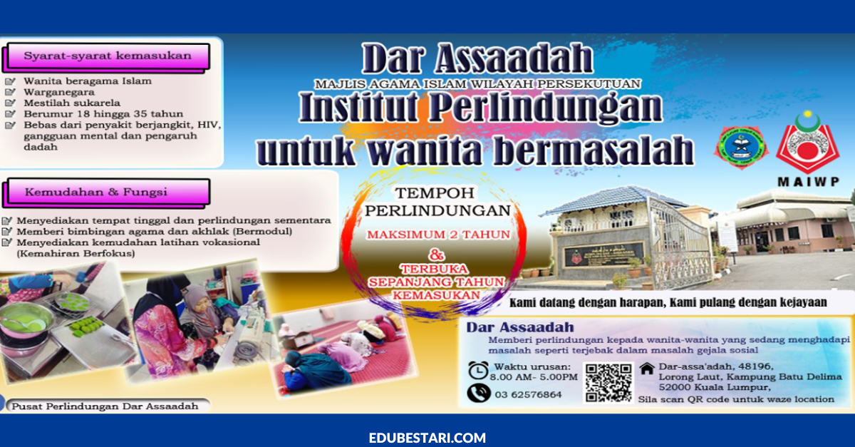 MAIWP Tawarkan Institut Perlindungan Untuk Wanita Bermasalah Dibuka Sepanjang Tahun