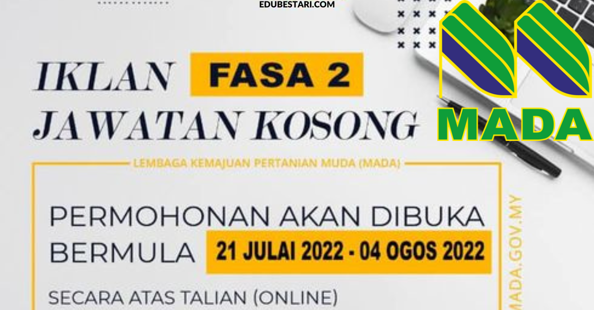 Panduan Mohon Pelbagai Jawatan Kosong MADA Dengan Kelayakan PMR/PT3/ SPM/ STPM/ Diploma
