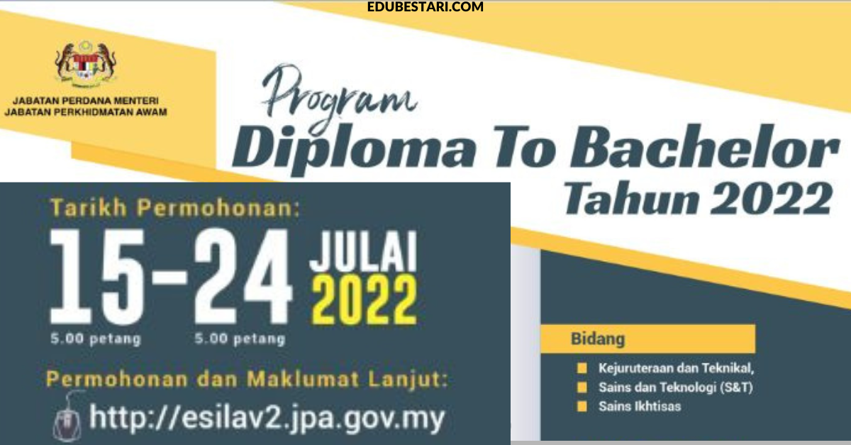 Semakan Keputusan Permohonan Tajaan JPA Program Diploma To Bachelor