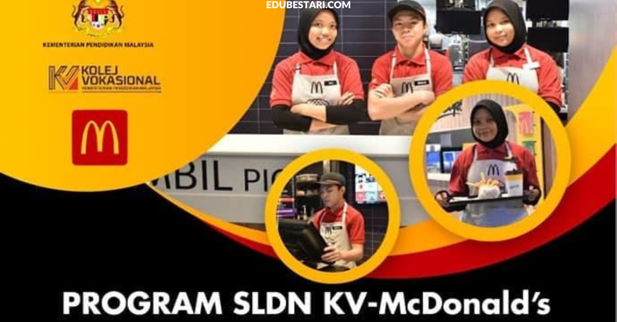SLDN KV-McDonald’s: Tawaran Program Pendidikan SKM Tahap 2 &3, Elaun RM1,350 Sebulan Diterima