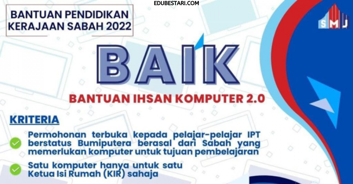 Tawaran Bantuan Ihsan Komputer 2.0 Terbuka Buat Pelajar IPT Bumiputera