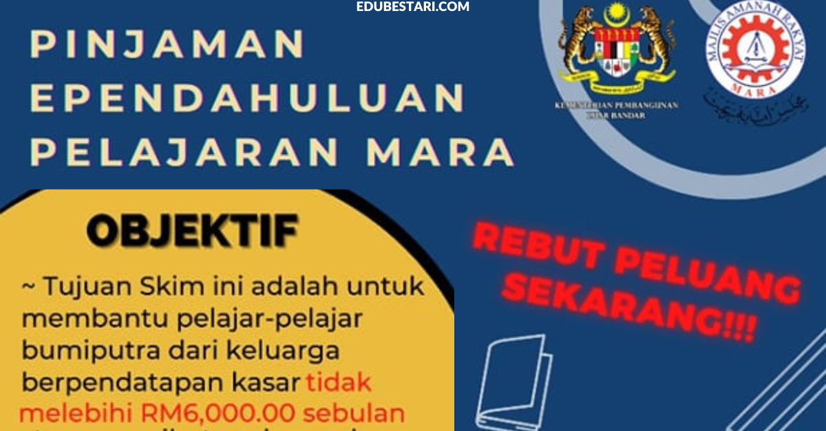 Tawaran Pinjaman Pendahuluan Pendidikan Institusi MARA Sehingga RM2,000