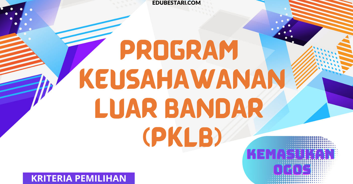 Tawaran Program Keusahawanan Luar Bandar (PKLB), Dana & Elaun Mingguan Disediakan