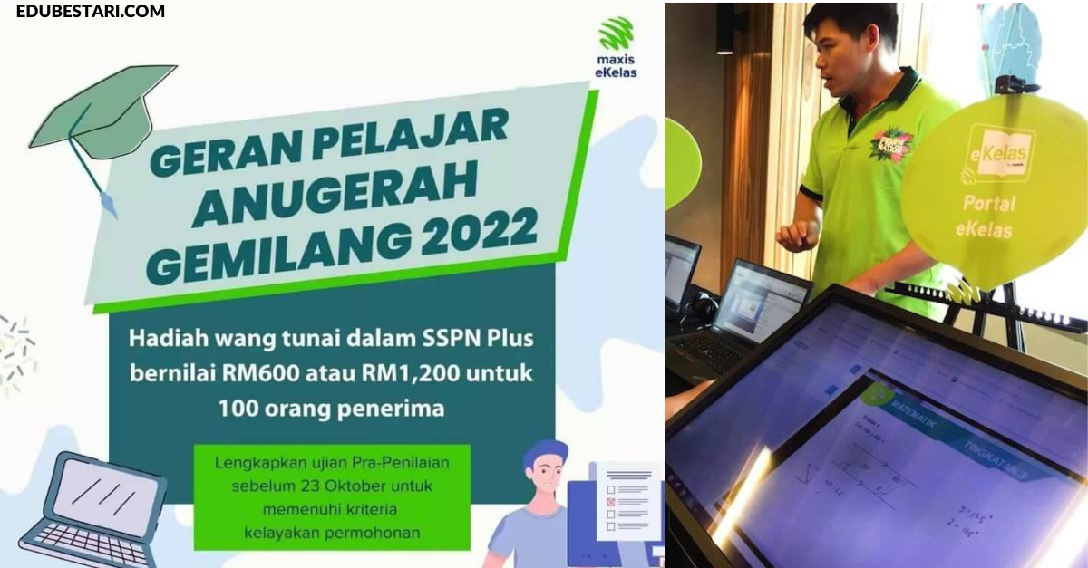 eKelas Maxis: Tawaran Geran Pelajar RM1,200 Terbuka Buat Pelajar Tingkatan 1 Hingga 5