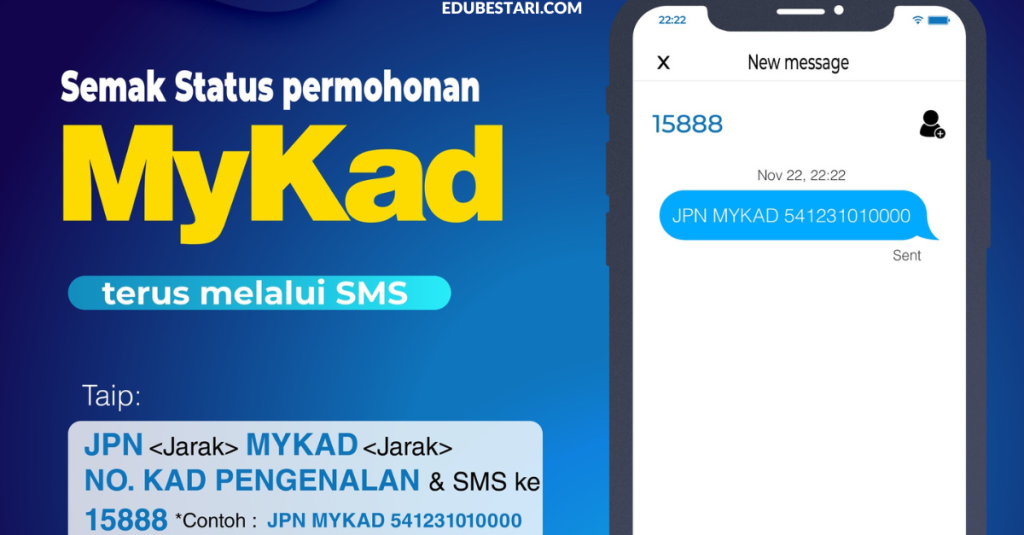 Cara Buat Semakan Status Permohonan MyKad Melalui SMS Dengan Mudah ...