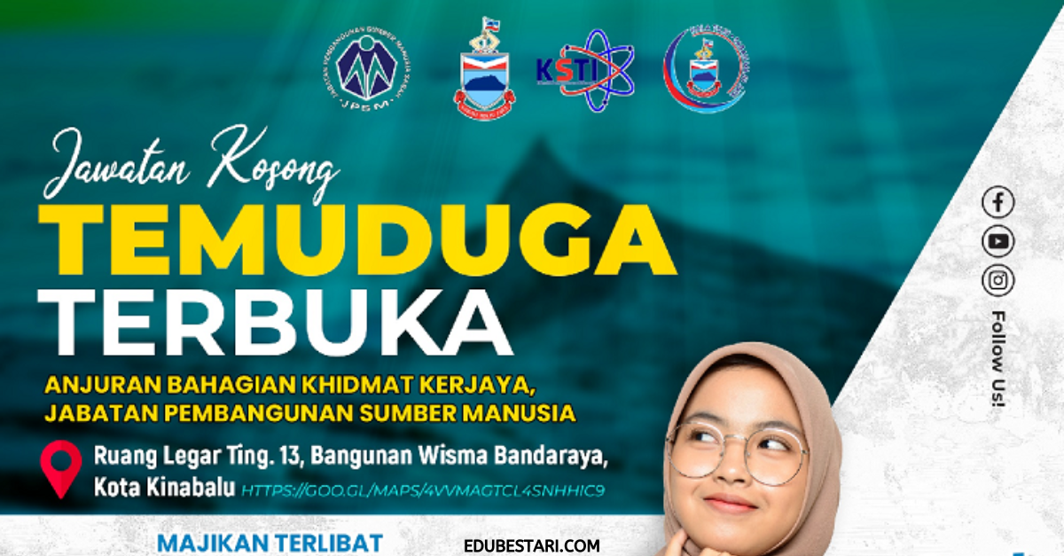 Lebih 200 Jawatan Ditawarkan Di Temuduga Terbuka Jabatan Pembangunan Sumber Manusia