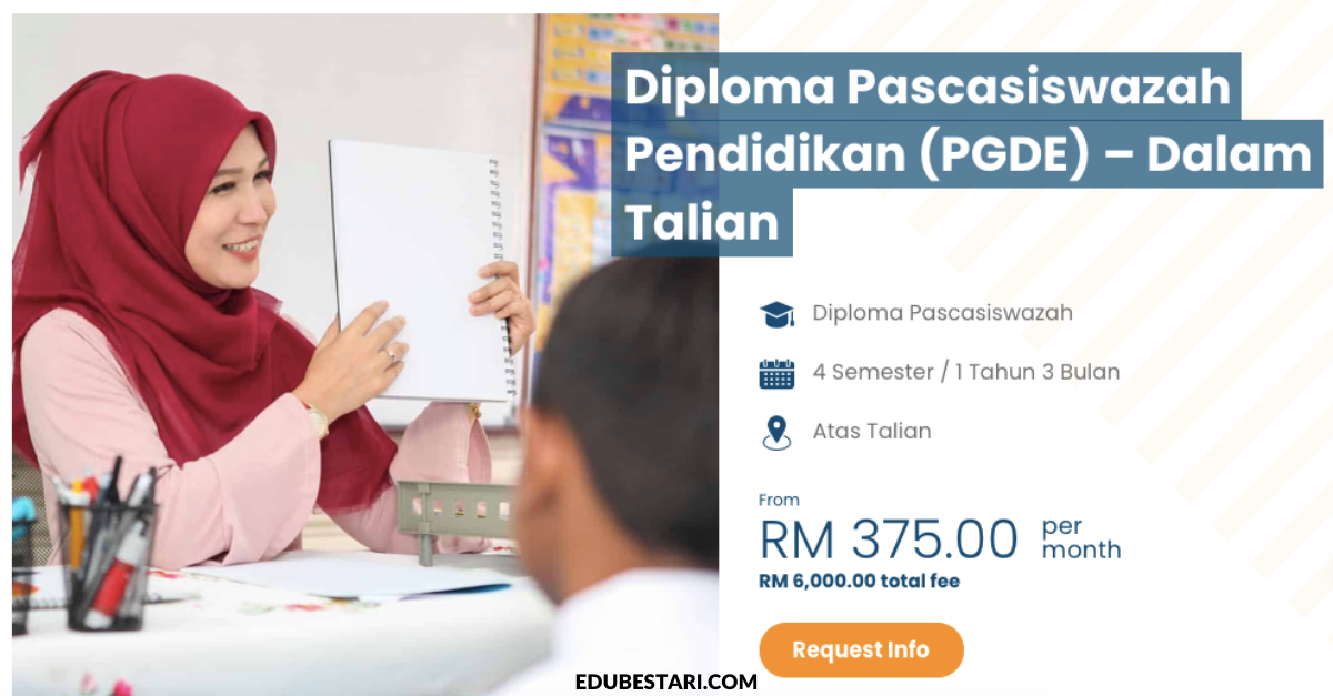 Tawaran Diploma Pascasiswazah Pendidikan Secara Dalam Talian Di UNITAR