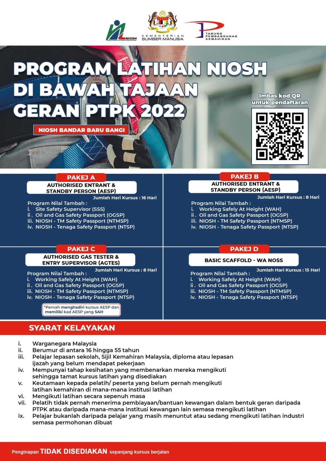 Program Fitstep Ptpk Tawaran Program Latihan NIOSH Di Bawah Tajaan Geran PTPK Terbuka Buat ...