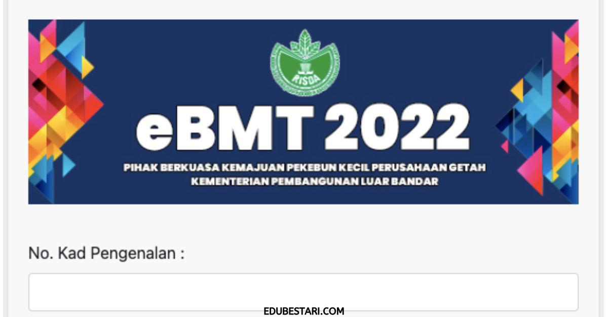 Semakan Status Permohonan Bantuan Musim Tengkujuh (BMT) RISDA Tahun 2022