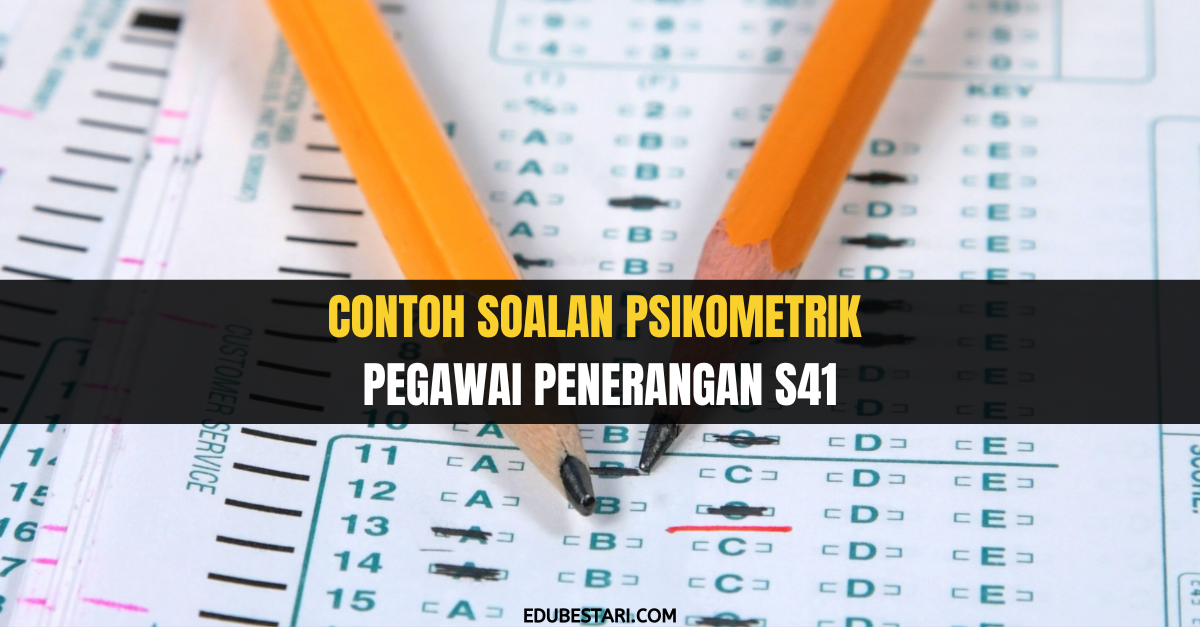 Contoh Soalan Psikometrik Pegawai Penerangan S41