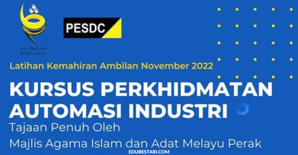 Tawaran Kursus Perkhidmatan Automasi Industri Dengan Jaminan Pekerjaan Terbuka Buat Belia